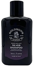 Шампунь для седых и светлых волос и бороды - Solomon's Beard & Hair Silver Shampoo Leviathan — фото N1