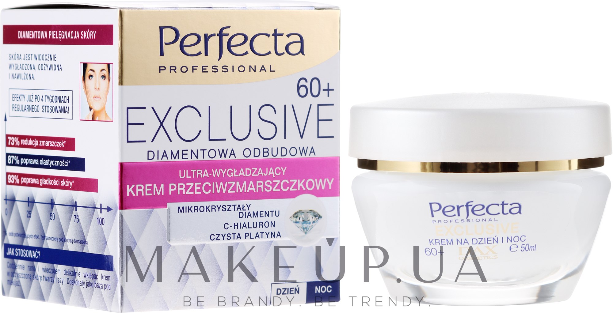 Розгладжувальний крем від зморшок - Perfecta Exclusive Face Cream 60+ — фото 50ml