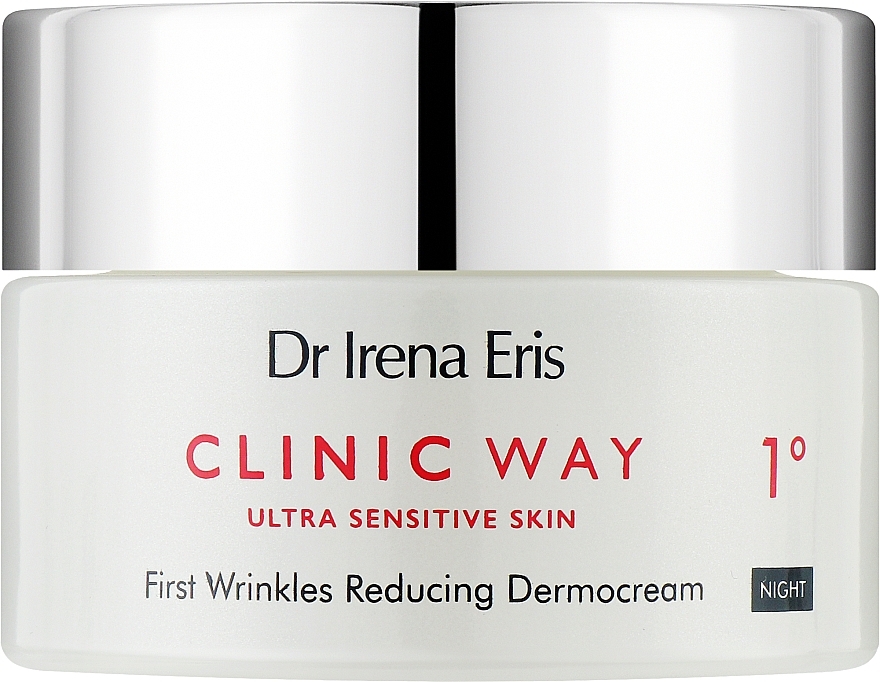 Ночной крем для лица от первых морщин - Dr. Irena Eris Clinic Way 1° First Wrinkles Reducing Dermocream Night — фото N1