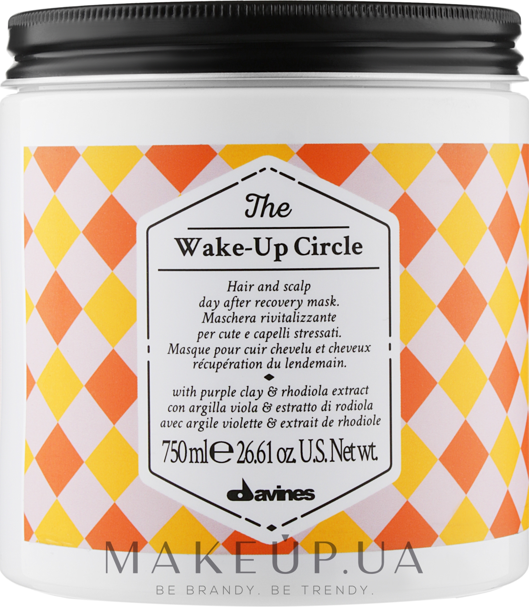 Антистрессовая и ребалансирующая маска для волос и кожи головы - Davines The Circle Chronicles The Wake-Up Circle — фото 750ml