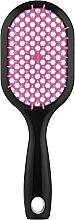 Парфумерія, косметика Гребінець для волосся, 23,5 см, чорний з рожевим - PinkYael