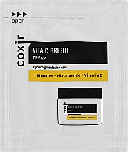 Парфумерія, косметика Крем для обличчя з вітамінами - Coxir Vita C Bright Cream (пробник)