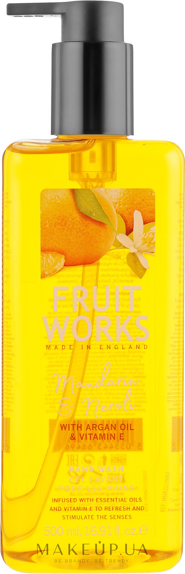 Мило для рук "Мандарин і неролі" - Grace Cole Fruit Works Hand Wash Mandarin & Neroli — фото 500ml
