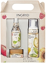 Духи, Парфюмерия, косметика УЦЕНКА Подарочный набор - Ingrid Cosmetics Vegan (f/foam/150ml + f/oil/50ml + f/ton/75ml) *