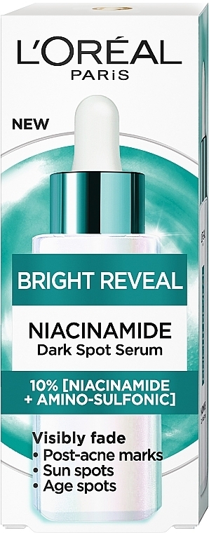 Сыворотка для кожи лица против пигментных пятен с ниацинамидом - LOreal Paris Bright Reveal 10% Niacinamide Dark Spot Serum — фото N11