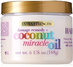 Маска для поврежденных волос с кокосовым маслом - OGX Coconut Miracle Oil Hair Mask — фото N2
