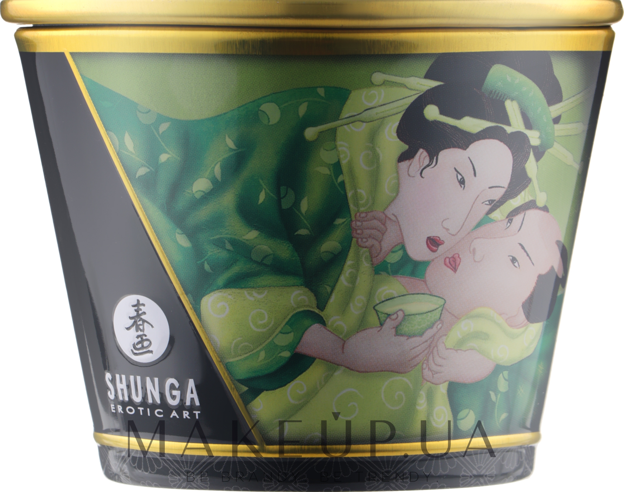 Масажна свічка "Зелений чай" - Shunga Massage Candle Zenitude Exotic Green Tea — фото 170ml