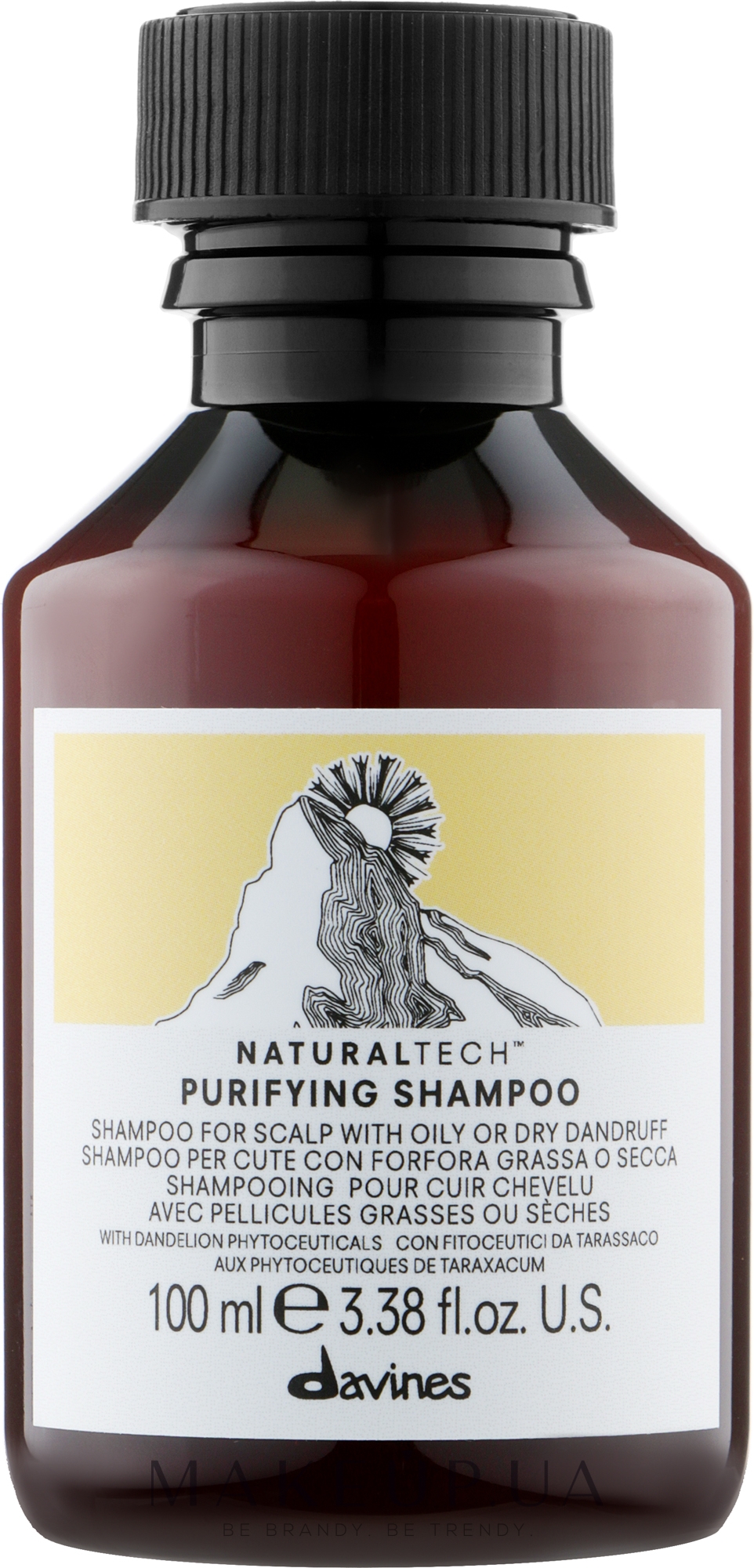 Очищающий шампунь против перхоти - Davines Purifying Shampoo — фото 100ml