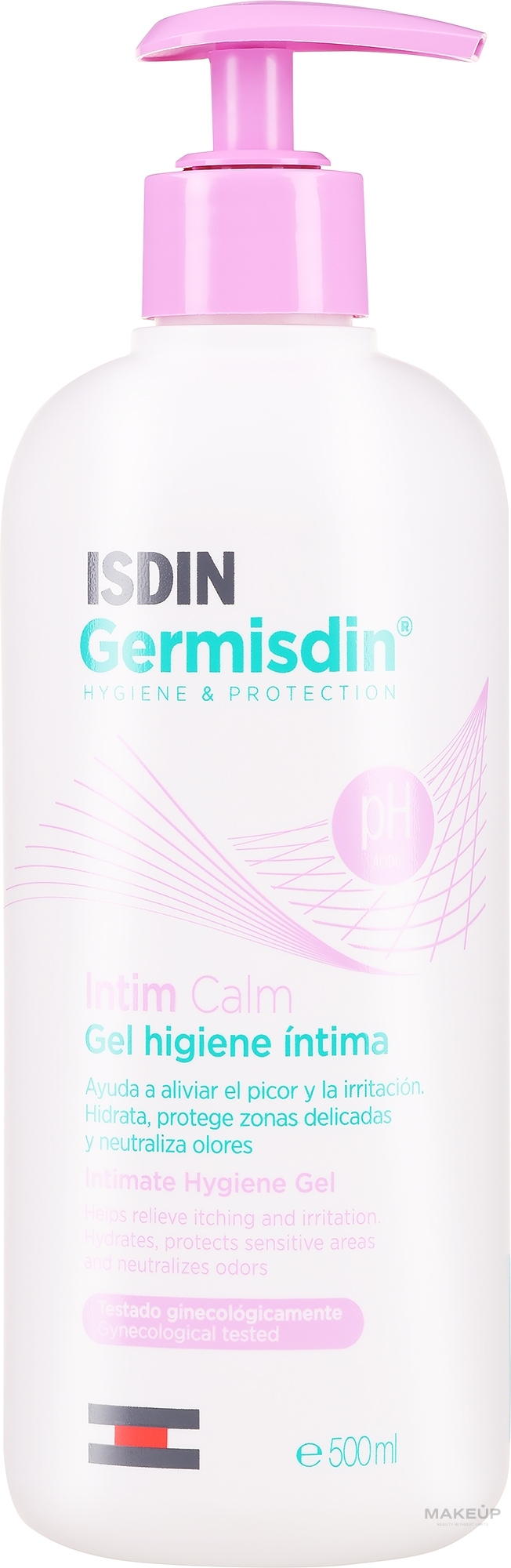 Гель для интимной гигиены, увлажняющий - Isdin Germisdin Intim Intimate Hygiene Gel — фото 500ml