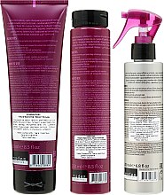 Набір "Захист кольору. Палка брюнетка" - Mades Cosmetics (sham/250ml + cond/250ml + spray/200ml) — фото N3