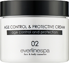 Пептидный омолаживающий крем для зрелой кожи лица - Everline Age Control & Protective Cream — фото N1