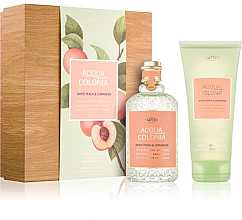 Духи, Парфюмерия, косметика Maurer & Wirtz 4711 Aqua Colognia White Peach & Coriander - Набор (col 170ml + sh/gel/200ml)