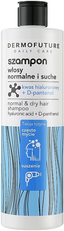 Шампунь для нормальных и сухих волос - Dermofuture Daily Care Normal & Dry Hair Shampoo — фото N1
