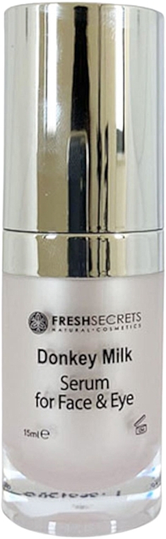 Сыворотка для лица и глаз "Ослиное молоко" - Madis Fresh Secrets Donkey Milk Serum For Face And Eye  — фото N1