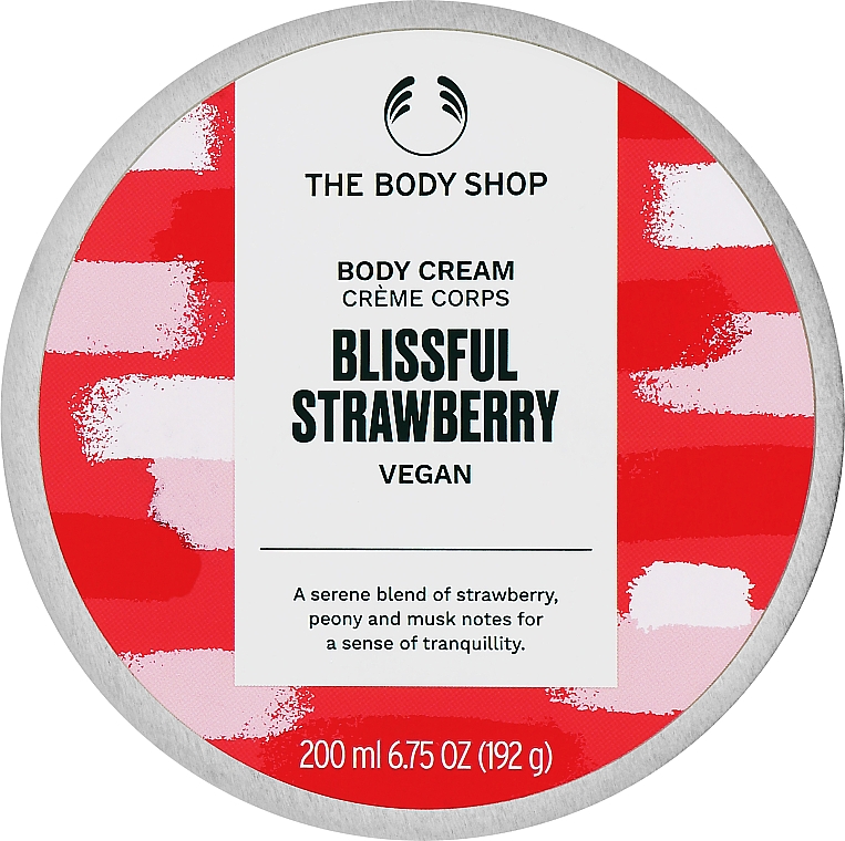 Крем для тела - The Body Shop Body Cream Blissful Strawberry Vegan — фото N1