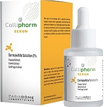 Освітлювальна сироватка для обличчя - Callipharm Serum Dermawhite Solution 2% — фото N1