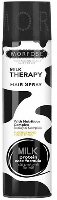 Лак для волосся - Morfose Milk Therapy Hair Spray — фото N1