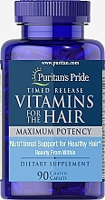 Парфумерія, косметика Вітамінний комплекс для волосся - Puritan's Pride Time Release Vitamins for the Hair