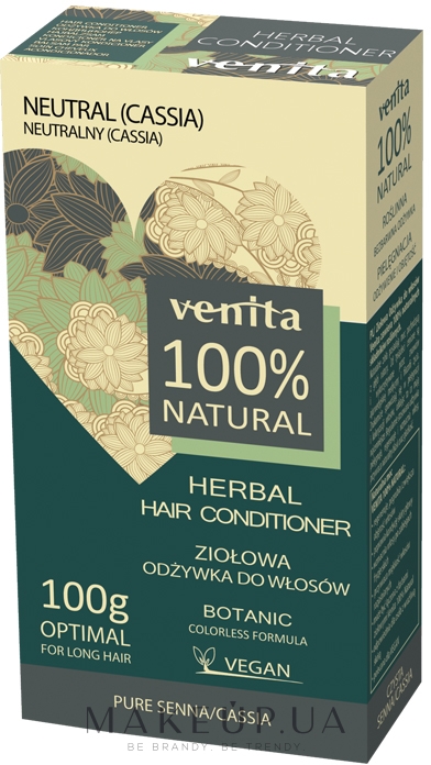 Тонирующий кондиционер для волос - Venita Herbal Hair Conditioner — фото Cassia
