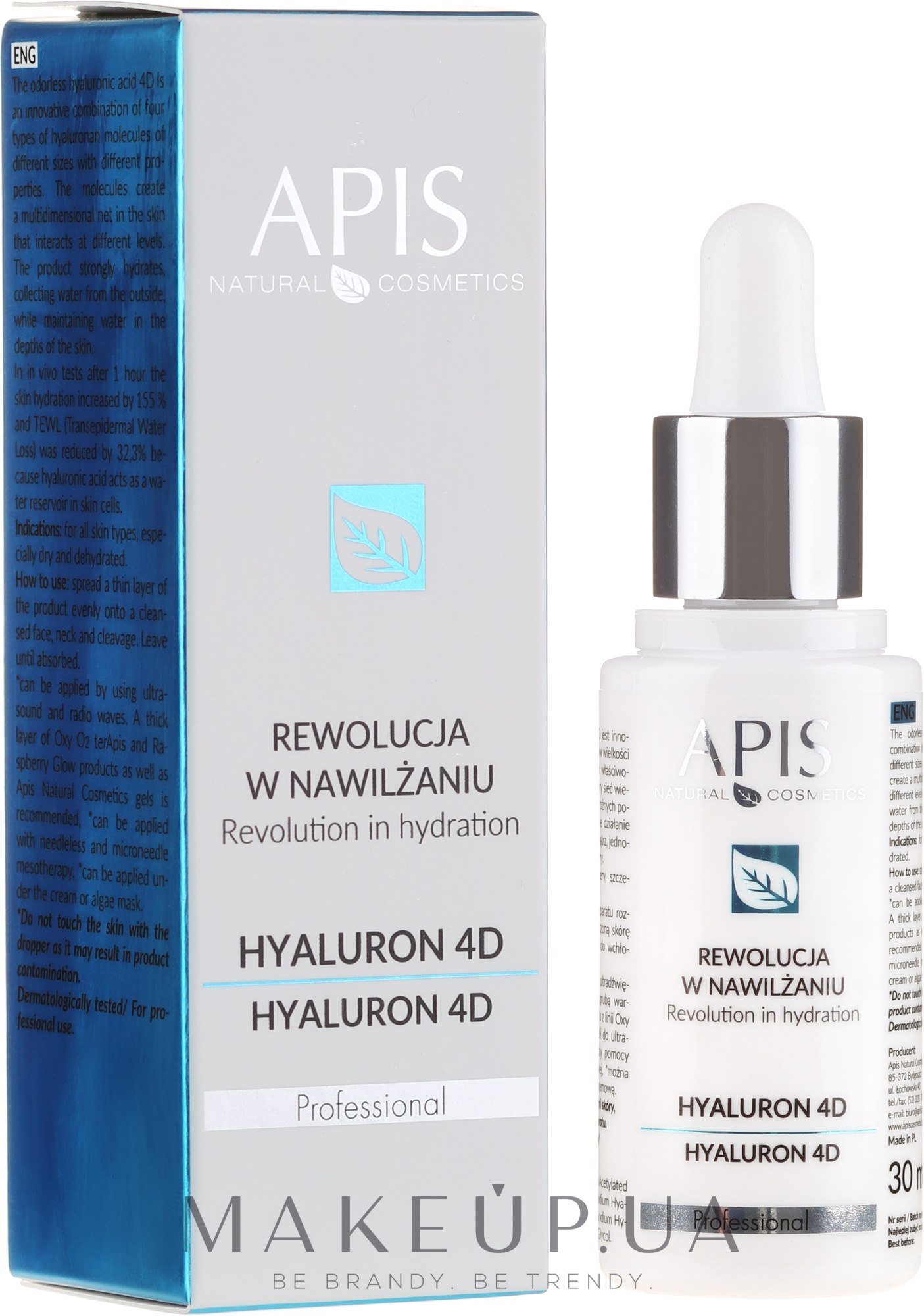 Гиалуроновая кислота - APIS Professional 4D Hyaluron — фото 30ml