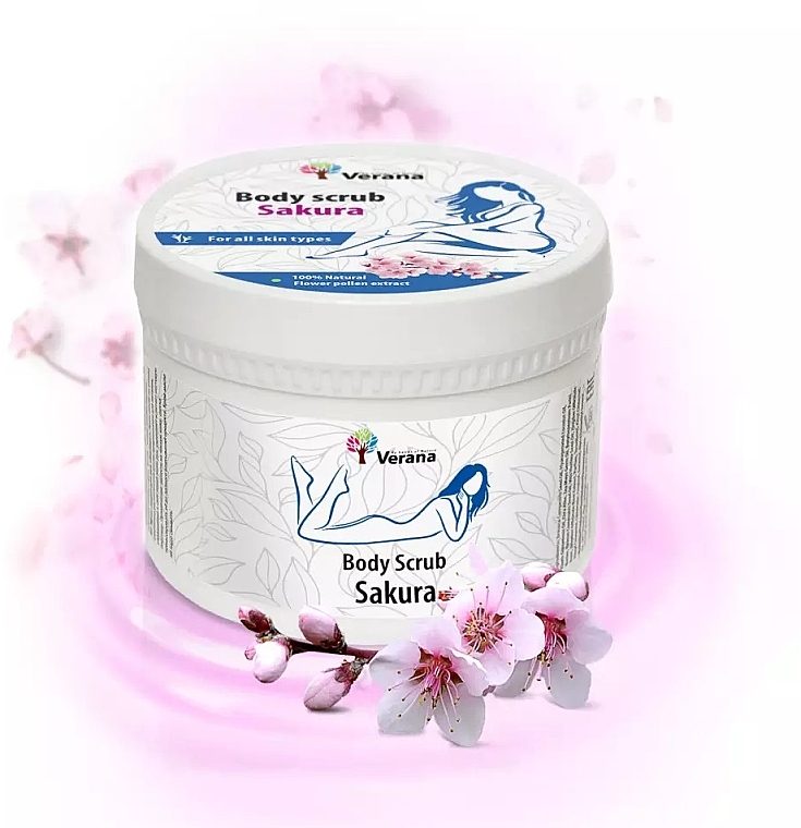 Скраб для тіла "Сакура" - Verana Body Scrub Sakura — фото N1