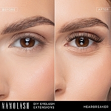 Накладні вії - Nanolash Diy Eyelash Extensions Heartbreaker — фото N21