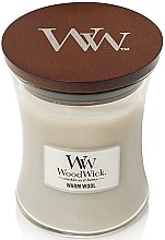 Ароматична свічка в склянці - WoodWick Warm Wool Candle — фото N1
