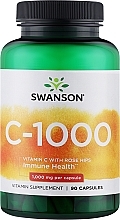 Пищевая добавка "Витамин С с плодами шиповника", 1000мг - Swanson Vitamin C With Rose Hips Extract — фото N1