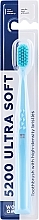 Духи, Парфюмерия, косметика Зубная щетка мягкая, голубая - Woom 5200 Ultra Soft Toothbrush