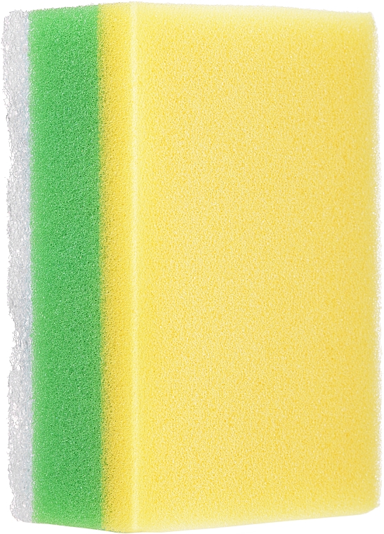 Прямоугольная губка для ванны, желто-зеленая - Ewimark — фото N1