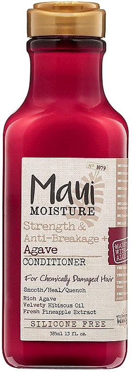 Кондиціонер для пошкодженого волосся «Агава» - Maui Moisture Strength & Anti-Breakage + Moisturizing Agave Conditioner — фото N1