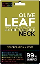 Духи, Парфюмерия, косметика Экспресс-маска для шеи - Beauty Face IST Booster Neck Mask Olive Leaf