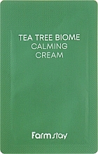 Крем с чайным деревом для проблемной кожи лица - FarmStay Tea Tree Biome Calming Cream (пробник) — фото N1
