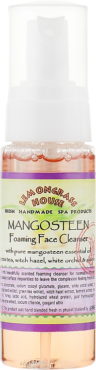 Пінка для вмивання "Мангостин" - Lemongrass House Foaming Face Cleanser — фото N1