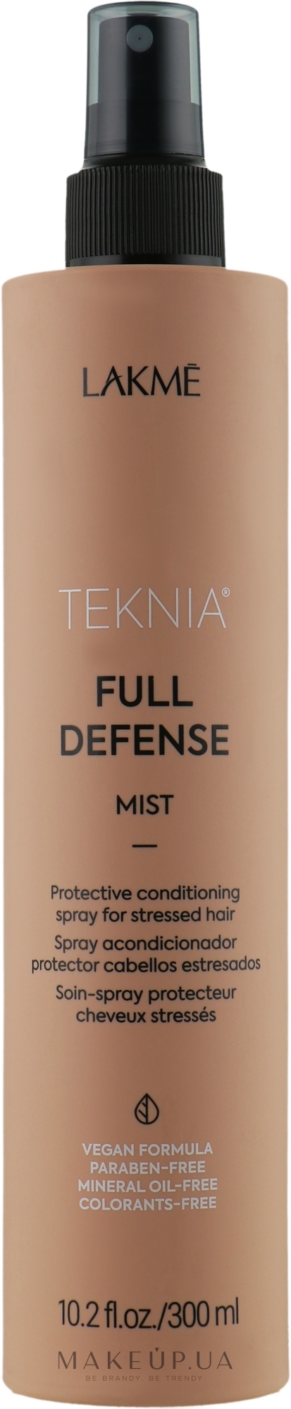 Кондиціонуючий спрей для комплексного захисту волосся - Lakme Teknia Full Defense Mist — фото 300ml