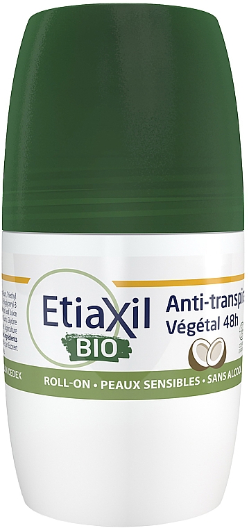 Антиперспірант кульковий, органічний - Etiaxil Anti-Perspirant Vegetal Protection 48H Roll-on