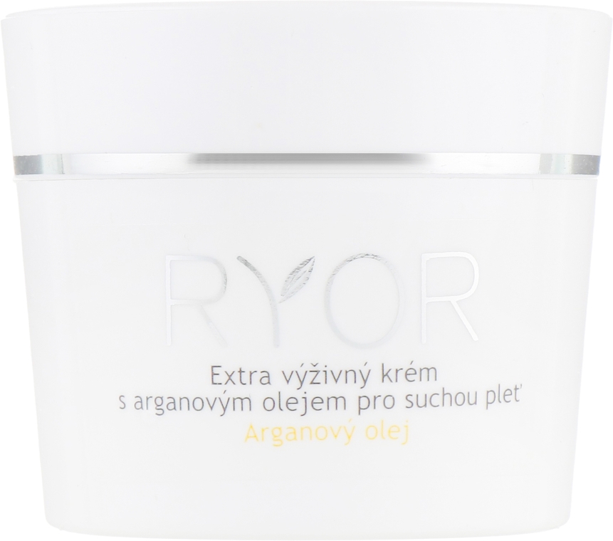 Екстраживильний крем з арганієвою олією для сухої шкіри - Ryor Argan Oil Extra-nourishing Cream For Dry Skin — фото N2