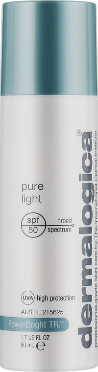 Денний крем для рівного кольору та сяйва обличчя - Dermalogica Pure Light Spf50 — фото N1