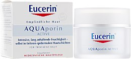 Духи, Парфюмерия, косметика Интенсивный увлажняющий крем для сухой кожи лица - Eucerin AquaPorin Active Deep Long-lasting Hydration For Dry Skin