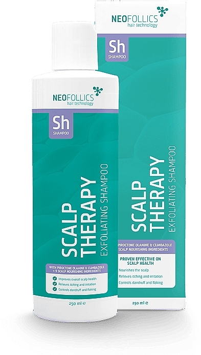 Відлущувальний шампунь - Neofollics Hair Technology Scalp Therapy Exfoliating Shampoo — фото N1