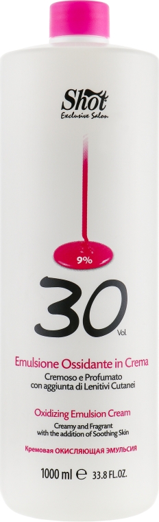 Мягкий проявитель - Shot Scented Oxi Emulsion Cream 30 Vol — фото N1