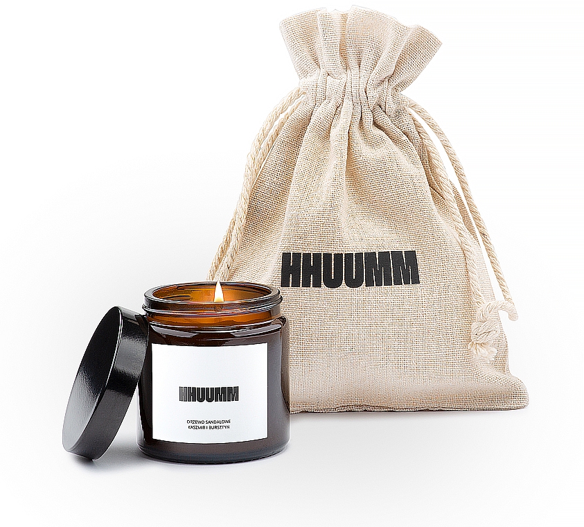 Натуральная соевая свеча с ароматом сандалового дерева - Hhuumm  — фото N2