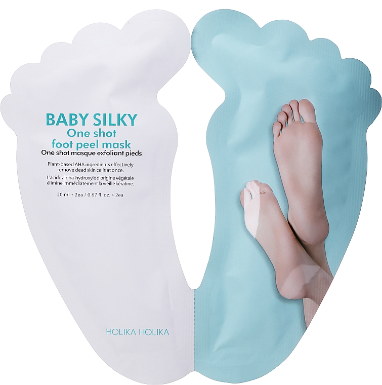 Пілінг для ніг - Holika Holika Baby Silky One Shot Foot Peel Mask — фото N6