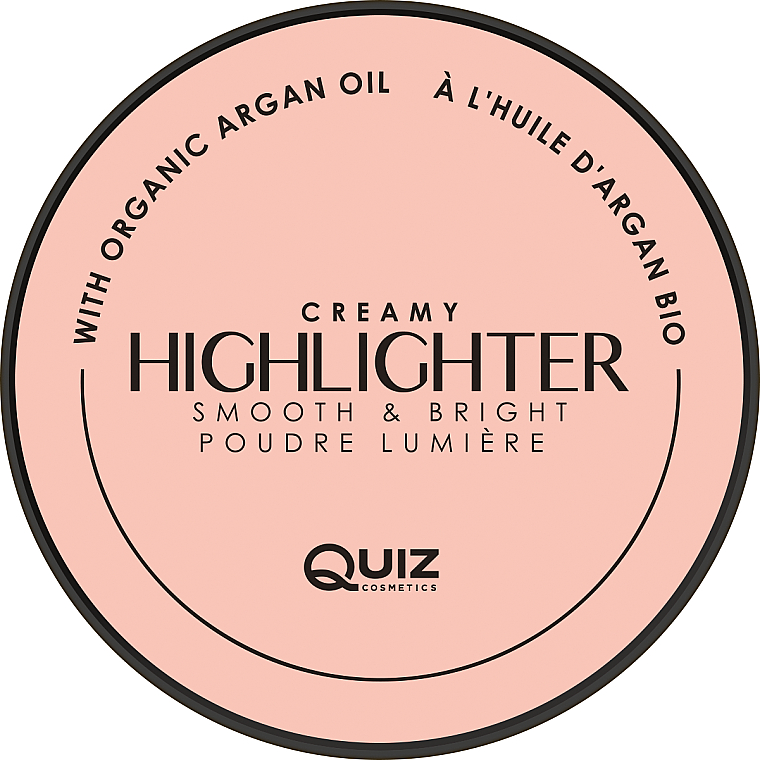 Кремовий хайлайтер - Quiz Cosmetics Creamy Highlighter Compact Powder — фото N1