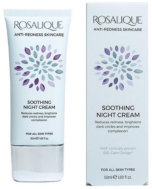 Успокаивающий ночной крем для лица - Rosalique Soothing Night Cream — фото N1