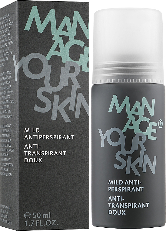 Чоловічий антиперспірант - Dr.Spiller Manage Your Skin Mild Antiperspirant — фото N2