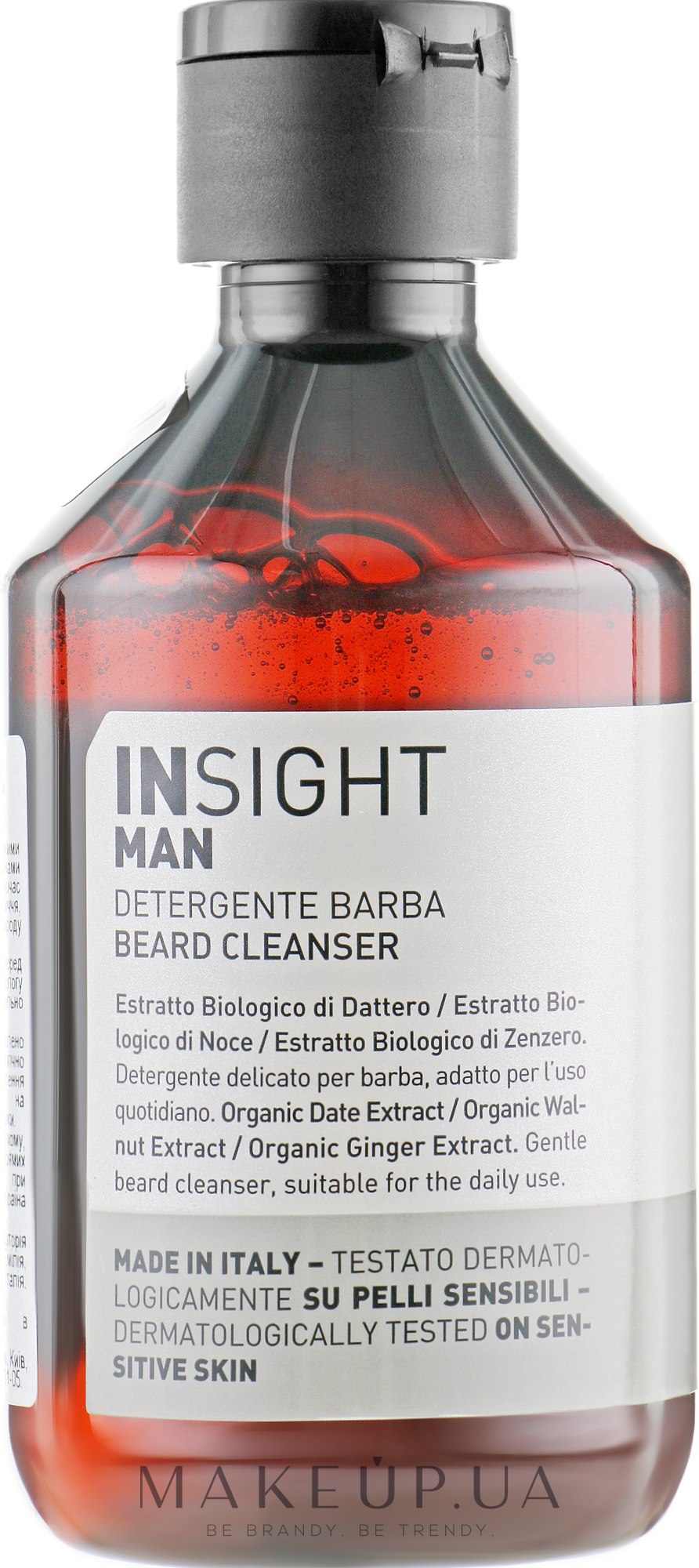 Очищающее средство для бороды - Insight Man Detergente Barba Beard Cleanser — фото 250ml