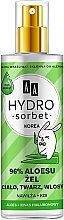 Духи, Парфюмерия, косметика Универсальный гель 96% - AA Hydro Sorbet Gel (спрей)