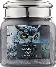 Духи, Парфюмерия, косметика Ароматическая свеча в банке "Сова чародея" - Village Candle Wizards Owl