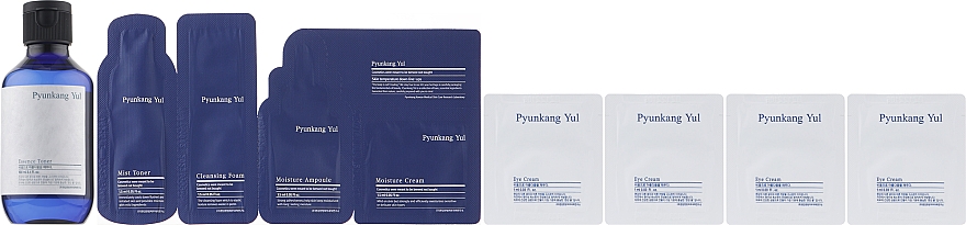 Набор - Pyunkang Yul Skin Set (toner/100ml + eye/cr/4x1ml + toner/1.5ml + foam/1.5ml + ampoule/1.5ml + cr/1.5ml)